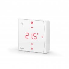 Juhtmevaba õhu kaudu ruumitemperatuuri/niiskuse termostaat koos ekraani ja IR-anduriga DANFOSS Icon2™